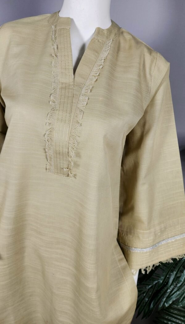 Biscuit  light khaddar 2pc