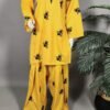 30893 Golden Yellow Allover Emb 2pc