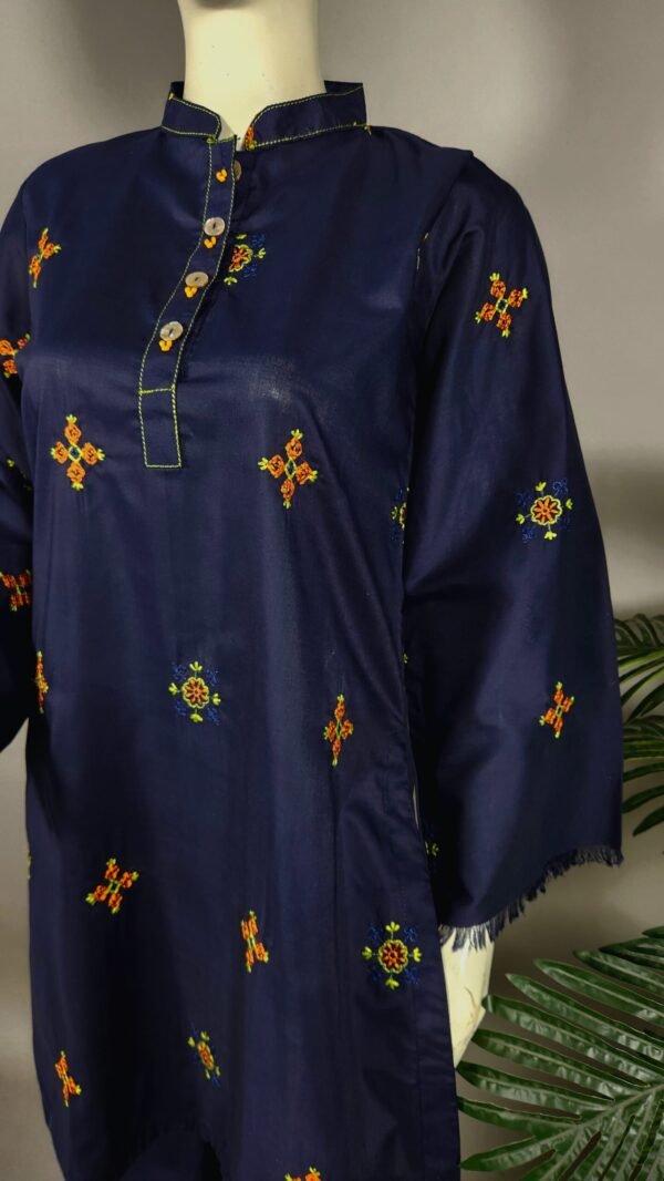 30903 French Navy Coord Set 2pc