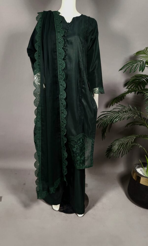 30922 Sale  Dareen Green Raw  3pc