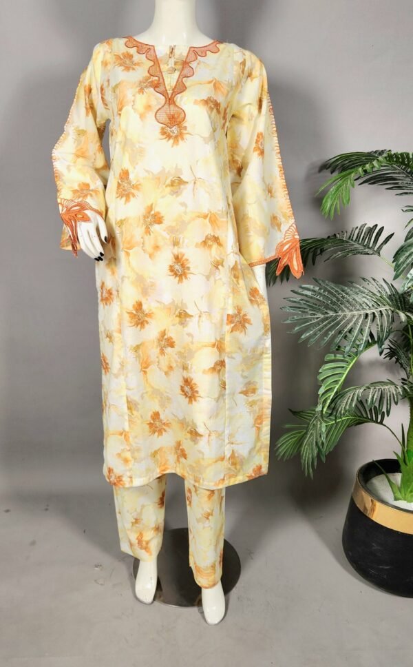 30929 Sale  Fire Print lawn 2pc