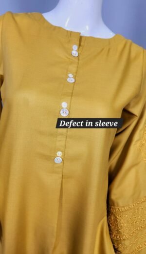 Defected Goldenrod emb 2pc