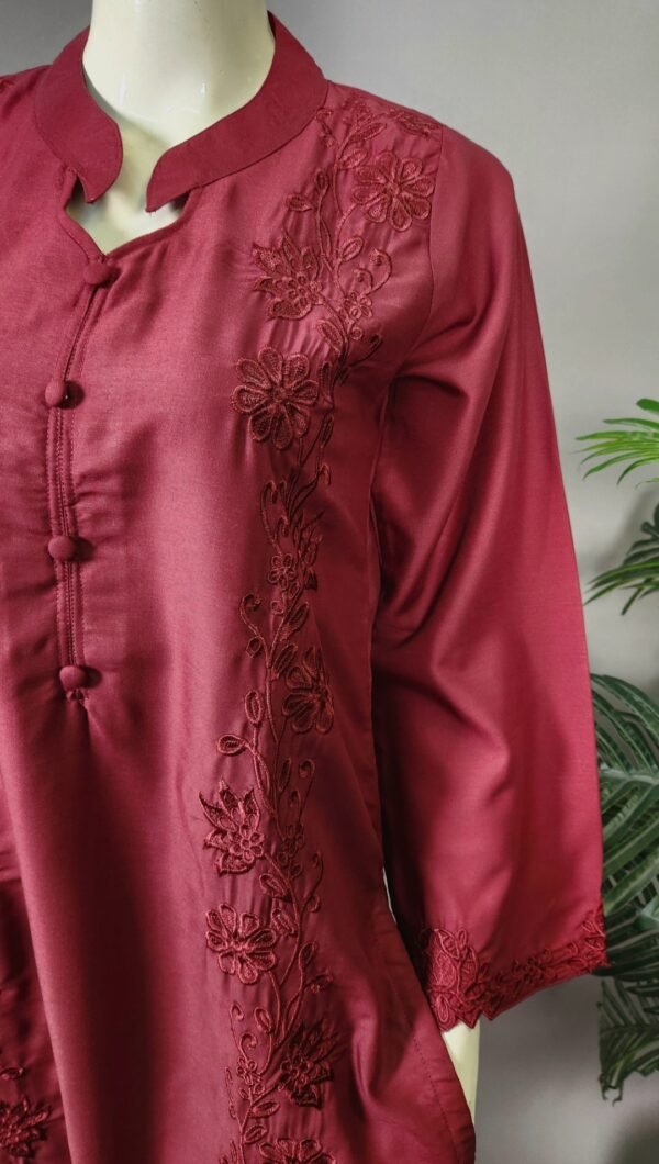 30788 Defected Crimson Mheroon Solid 2pc