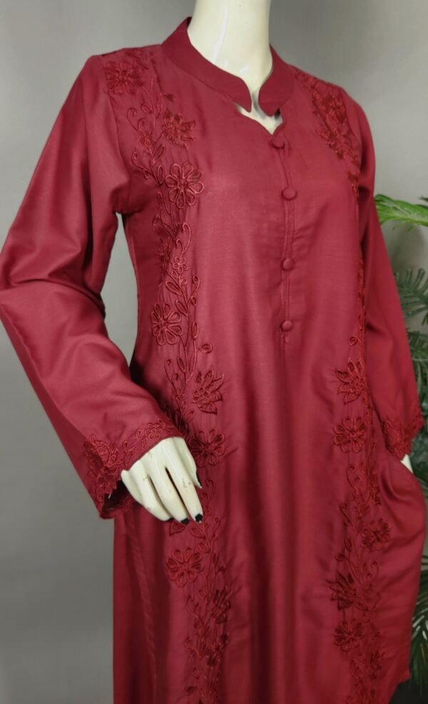 30788 Defected Crimson Mheroon Solid 2pc