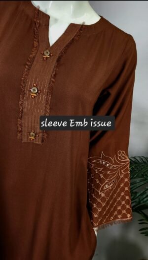 30799 Defected Mocca Brown solid 2pc