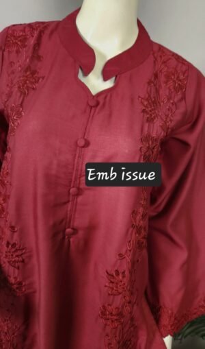 30788 Defected Crimson Mheroon Solid 2pc