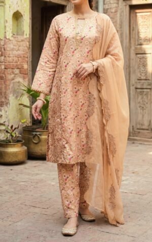 30930 Sale  Pastle  Bloom Emb 3pc