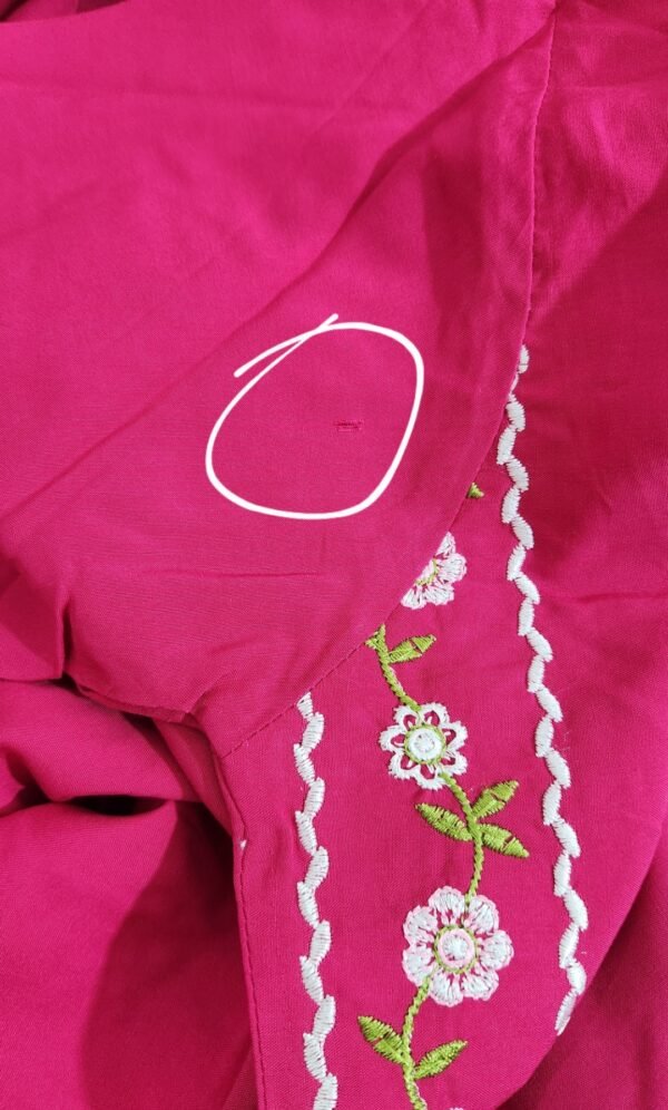 30759 Magenta Pink Emb 2pc
