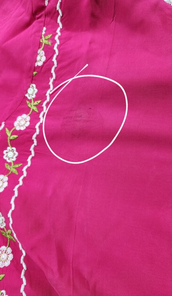 30759 Magenta Pink Emb 2pc