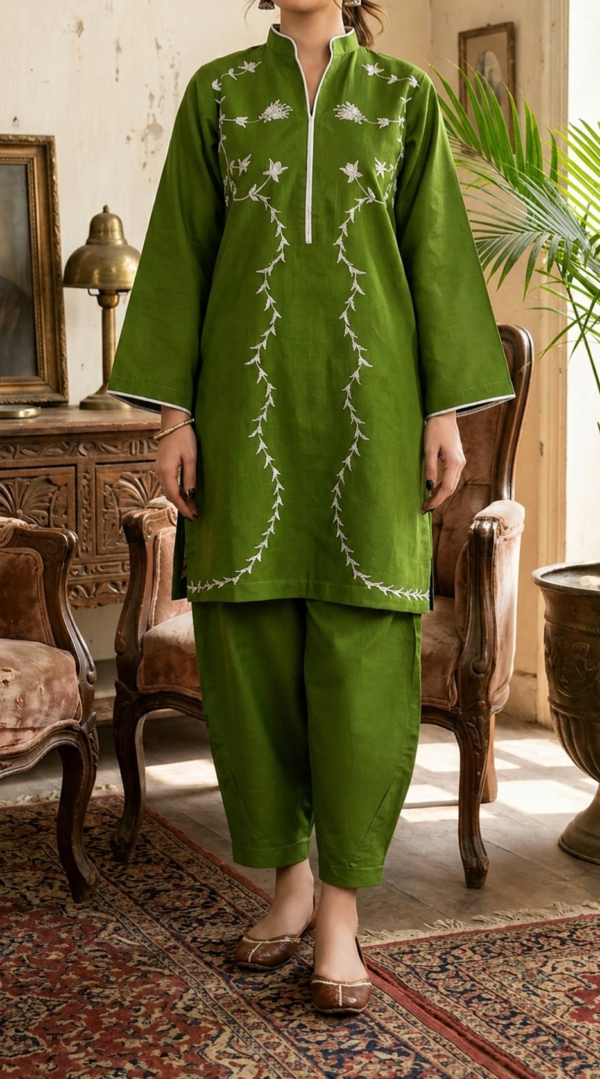 file_000000008ffc71fa8430cf7f3a5f38f1 30508 Sale Pear Deep Green Khaddar 2pc