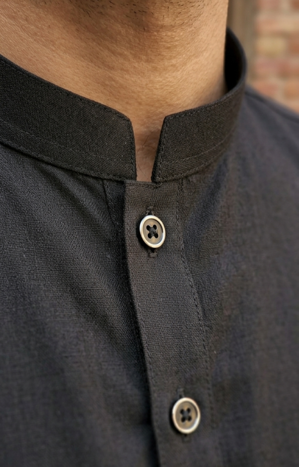 Men Black cotton 2pc