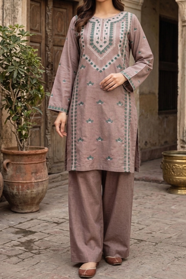 30879 Rosy 2PC Dress