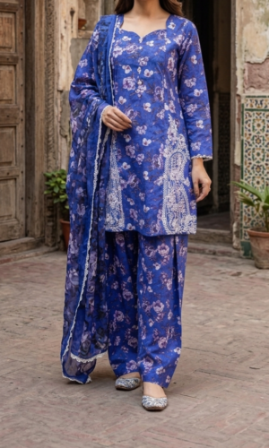 30932 Twich Purple Print 3pc