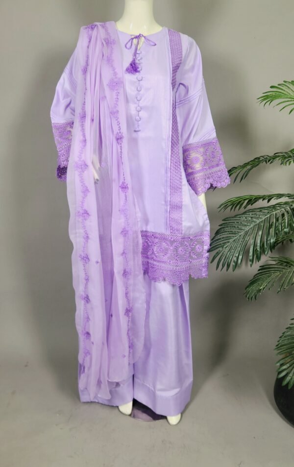30935 Mauve Lilac Emb 3pc