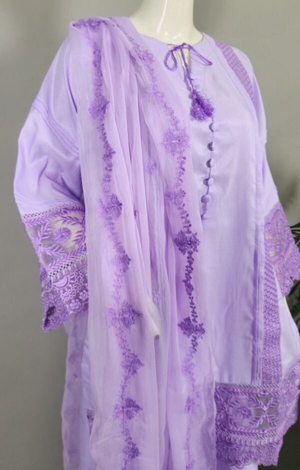 30935 Mauve Lilac Emb 3pc