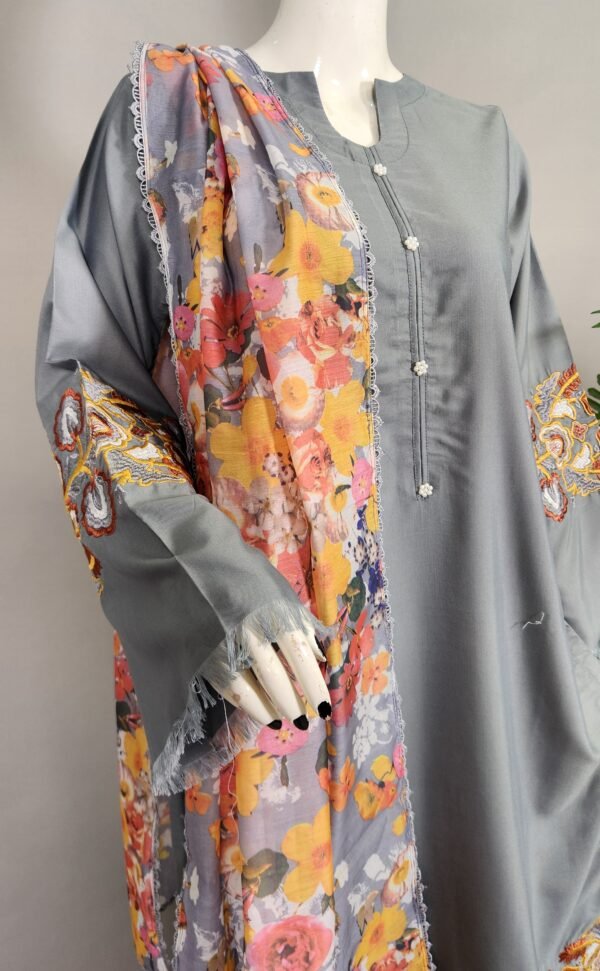 30942 Osen Gray Solid 3pc