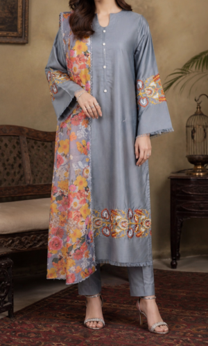 30942 Osen Gray Solid 3pc
