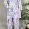 30953  2 Tone Lilac Printed  2pc