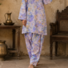 30953  2 Tone Lilac Printed  2pc