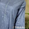 30975 Grayish Blue Allover 2pc