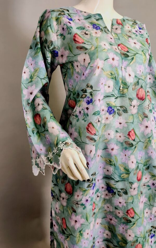 30977 Aquaral print lawn 2pc