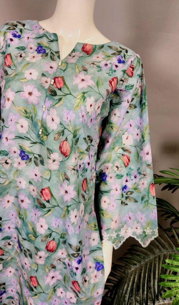 30977 Aquaral print lawn 2pc