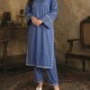 30975 Grayish Blue Allover 2pc