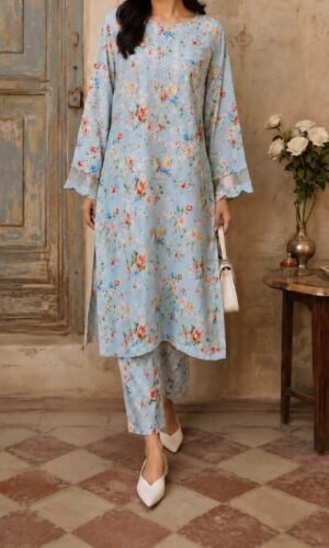 30971 Turquoise RoseVally 2pc