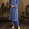30975 Grayish Blue Allover 2pc