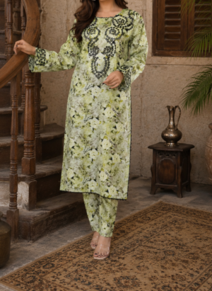 30961 Mix Greens Print 2pc
