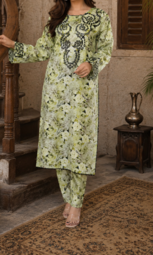30961 Mix Greens Print 2pc