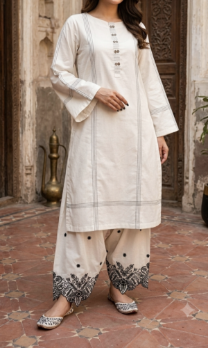 30989 Dusty  Moon White 2pc