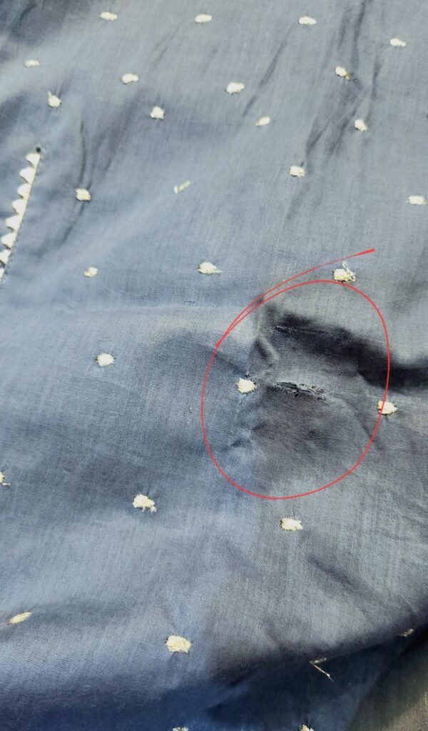 30975 Defected Grayish Blue Allover 2pc