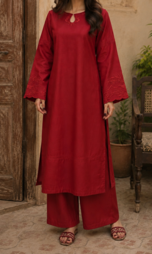 31001 Lust Red Emb 2pc