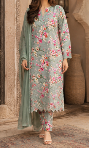 30981 Thermal Aqua Printed 3pc