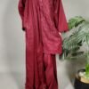31014 Claret Butterfly Mheroon 3pc