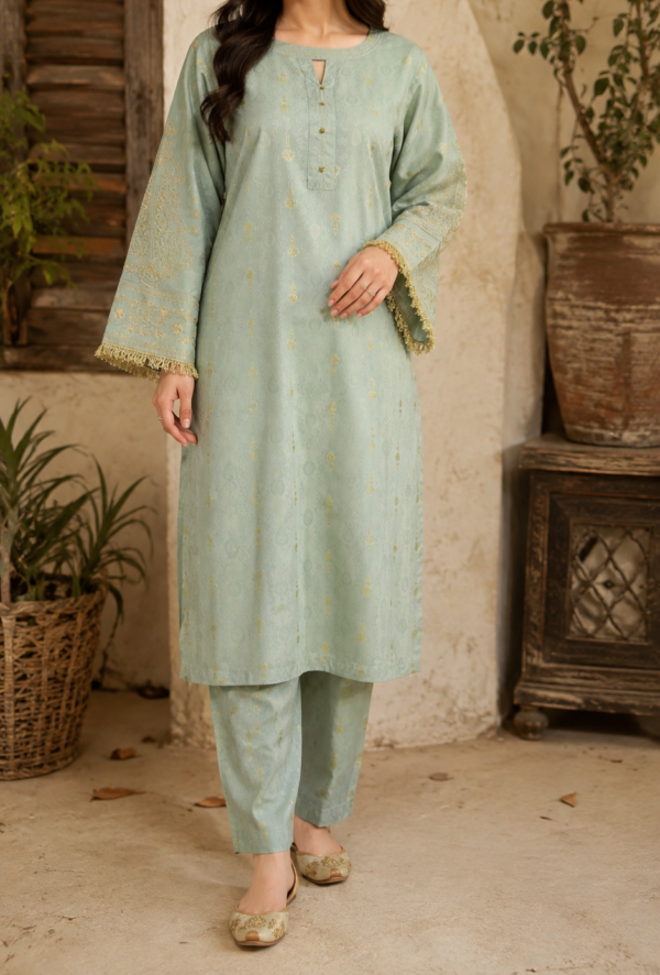 31004 Sage Whisper  Jacquard 2pc