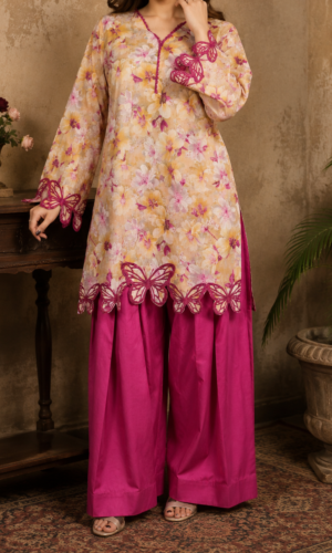 31028 Marjinfly Butterfly Emb 2pc