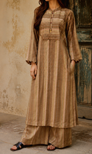31011 Chikku Khaki lining 2Pc