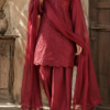 31014 Claret Butterfly Mheroon 3pc