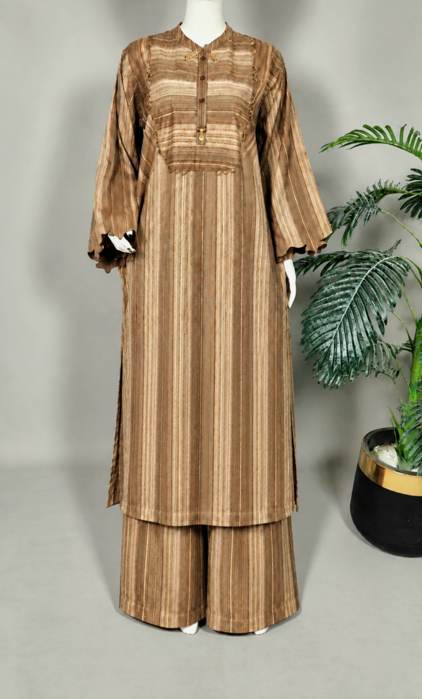 31011 Chikku Khaki lining 2Pc