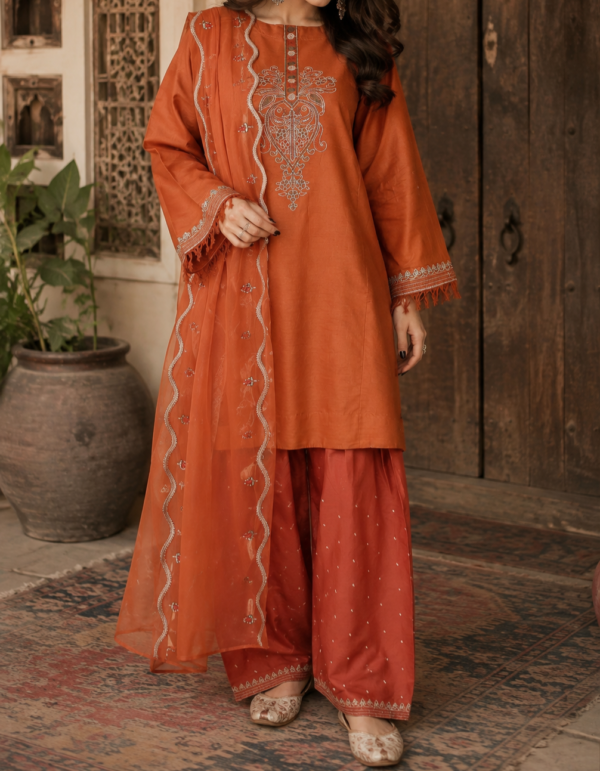 31015 Terracotta Orange  3pc