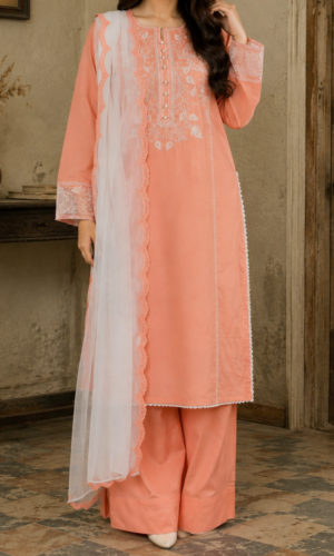31030 Chic Peach Emb 3pc