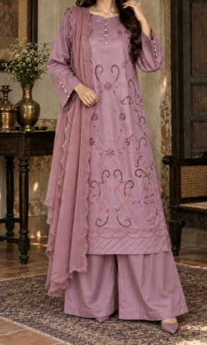 31045 Falsapink Schiffli 3pc